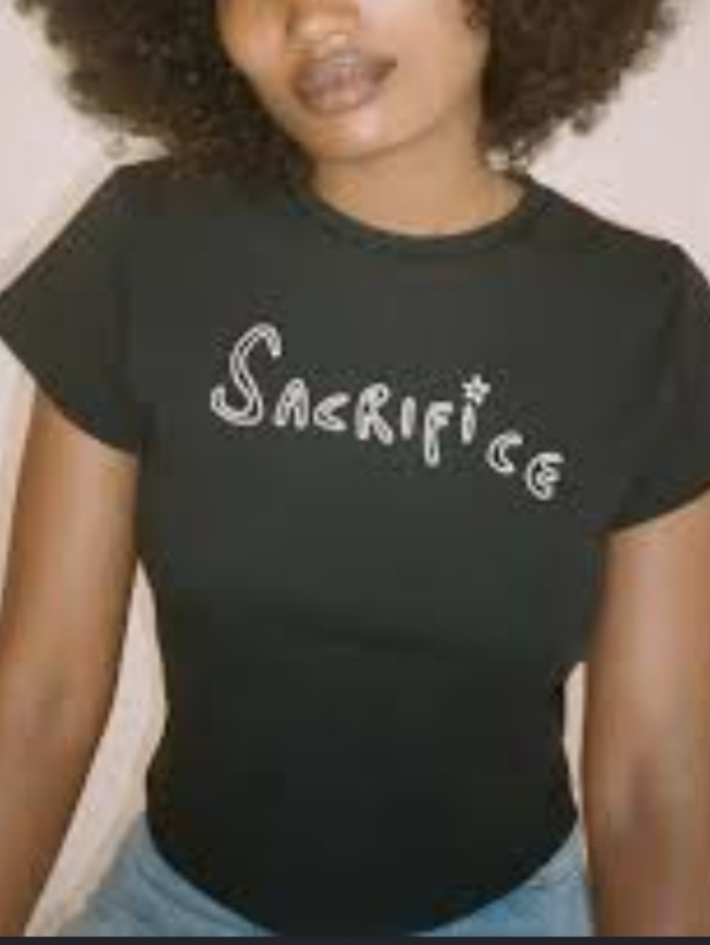 Elton John For Realisation Sacrifice Baby Doll Tee Dreamgirls